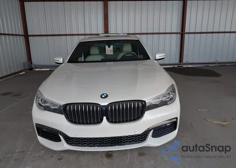 2019 BMW 740 I из США, поврежденный, VIN WBA7E2C5XKB217093